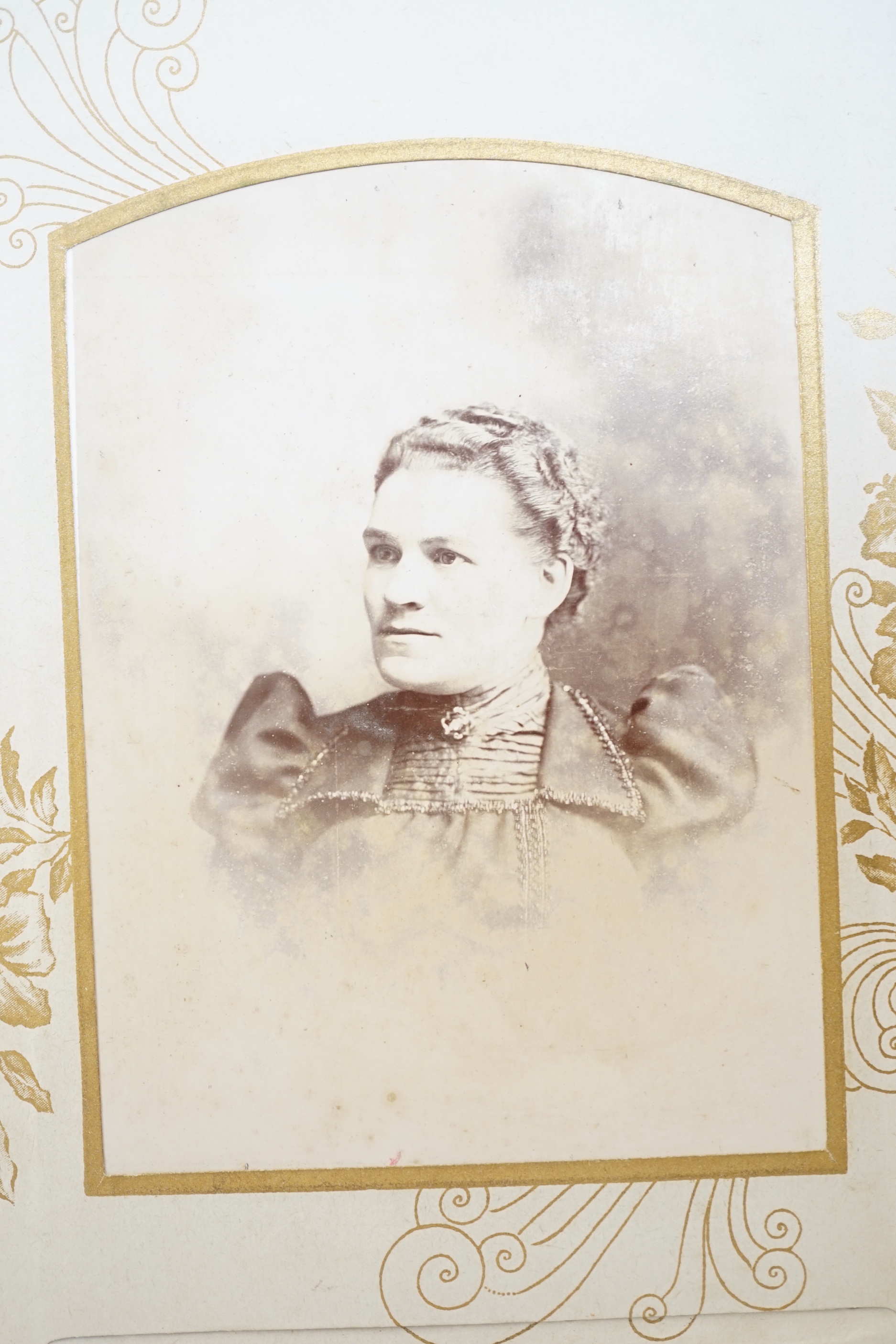 A photograph album with musical mechanism, two printed menus, 1892 and 1893 and four publications